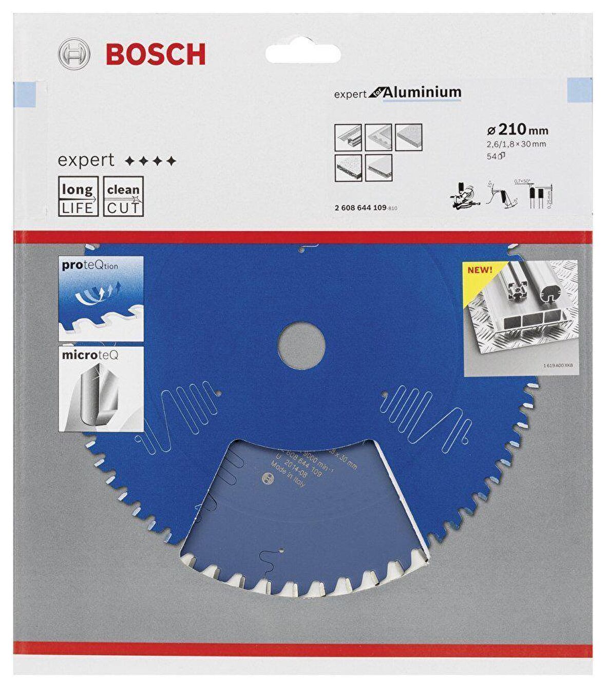 Bosch  Alüminyum Testere Bıçağı 210*30 mm 54 Diş Expert 2608644109